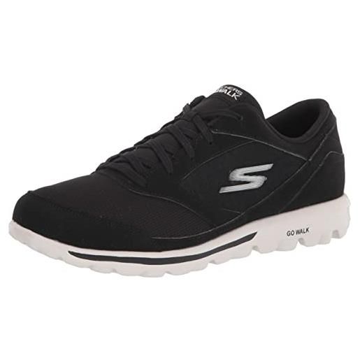 Skechers go walk classic venti alti, scarpe da ginnastica donna, nero e bianco, 38.5 eu
