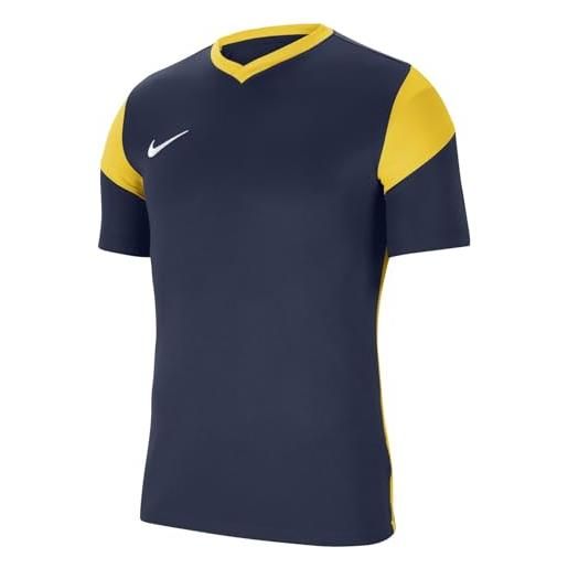 Nike park derby iii, maglietta a manica corta uomo, blu (royal blue/university red/white), m