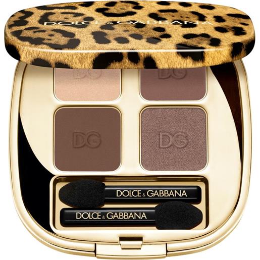 Dolce & Gabbana felineyes intense eyeshadow quad 2 - sweet cocoa