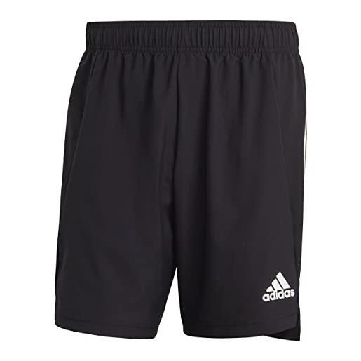 Adidas condivo 21 primeblue, pantaloncini da calcio uomo, nero bianco, l
