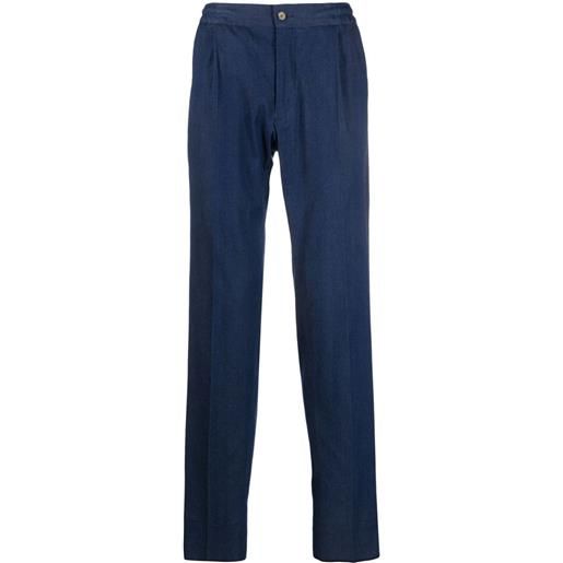 Kiton jeans elasticizzati - blu