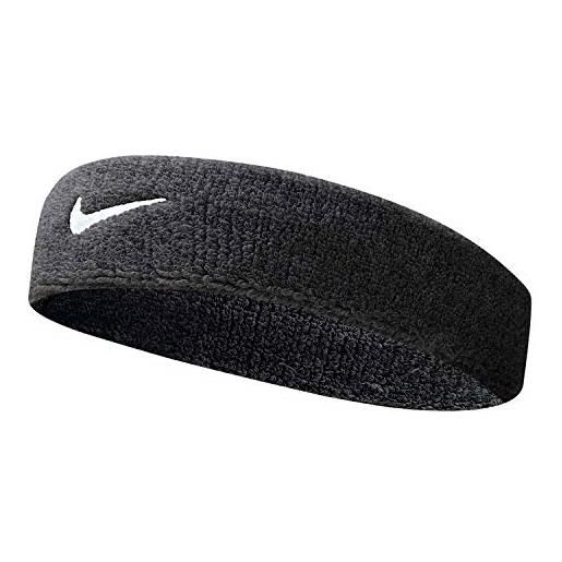 Nike 9381/3 swoosh headbands, stirnband donna, white/black, taglia unica