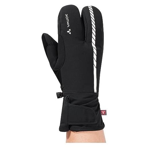 VAUDE accessories syberia iii 41657 - guanti da ciclismo a 3 dita, colore: nero