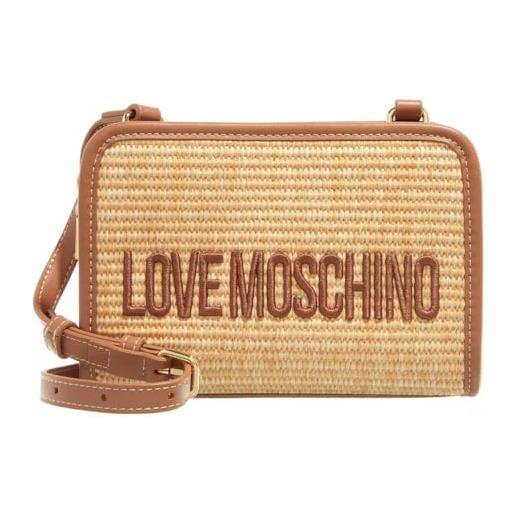 Love Moschino, jc4319pp0gkn1, borsa a spalla donna , bianco, taglia unica