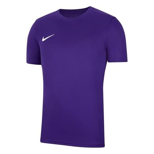 Nike m nk dry park vii jsy ss, maglietta a maniche corte uomo, rosso (team red/white), m