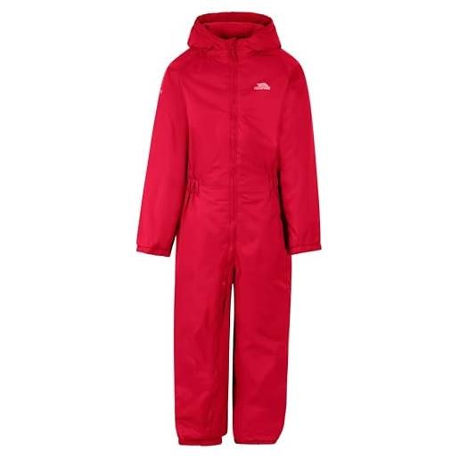 Trespass dripdrop - tuta antipioggia, rosa (gerbera), 12/18 mesi