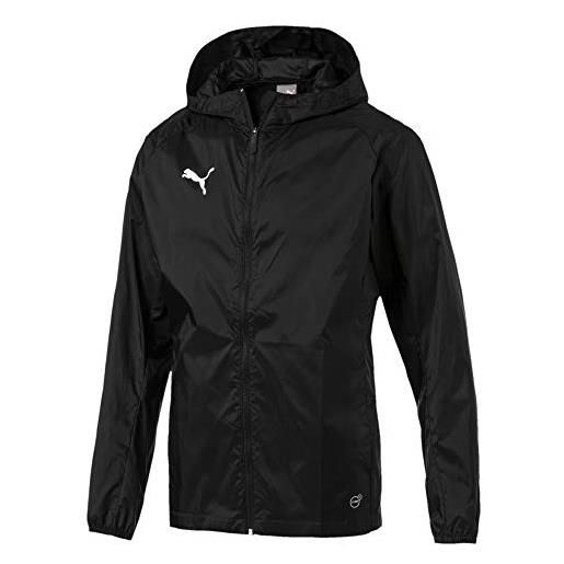 PUMA liga training rain core, giacca uomo, nero (black/white), l