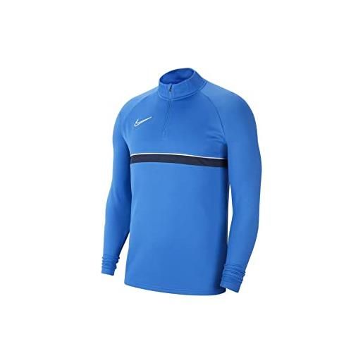 Nike m nk dry acd21 top, drill uomo, royal blu bianco ossidiana, xxl