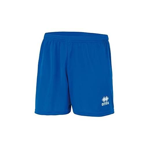 Errea new skin pantaloncini sportivi, bimbo, azzurro, xs