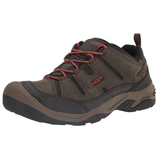 KEEN circadia waterproof, scarpe da escursionismo uomo, black olive/potters clay, 46 eu