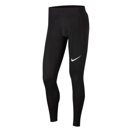 Nike padded goalie, calzamaglia da portiere uomo, nero/nero/bianco, m