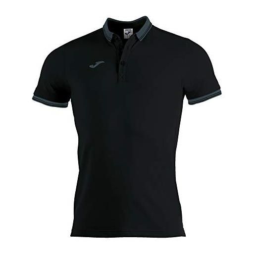 Joma sport 100748.100. S bali ii polo, uomo, nero, s, 30