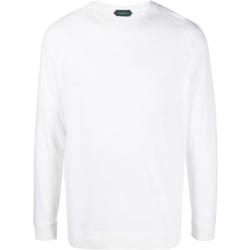 Zanone maglione girocollo - bianco