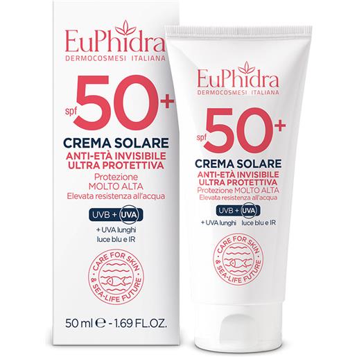 Euphidra crema solare antietà ultra protettiva spf50+ 50ml solare viso alta prot. 