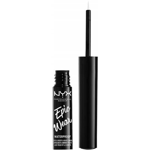 Nyx Professional MakeUp epic wear waterproof eye & body liquid liner eyeliner white