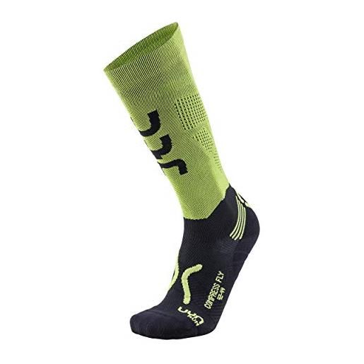 UYN s100070 run compression fly calzini uomo grigio perla/grigio 38