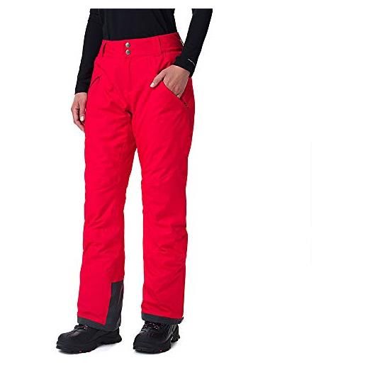 Columbia veloca vixen ii - pantaloni da donna, donna, 1859622, red lily, xs/r