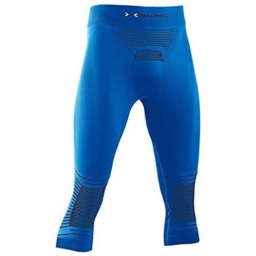 X-Bionic energizer 4.0 3/4, strato base pantaloni funzionali uomo, teal blue/anthracite, l