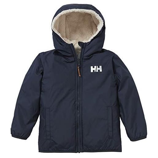 Helly Hansen unisex bambini kids champ reversible jacket, blu, 2