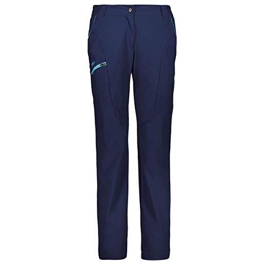 CMP - pantaloni zip off elasticizzati da donna, blue, 52