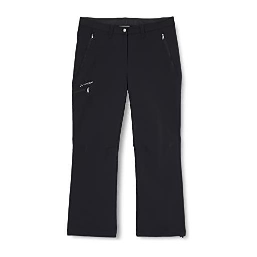 VAUDE pantaloni da donna, colore nero (schwarz), taglia 46/xxl