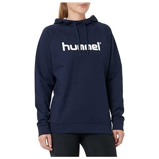 hummel hmlgo cotton logo hoodie woman color: black_talla: s
