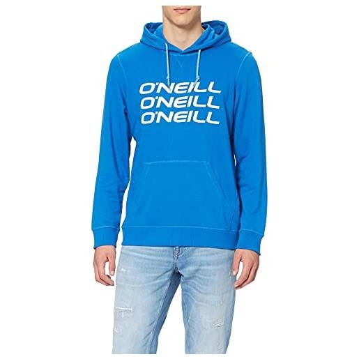 O'NEILL triple stack hoodie kapuzenpullover sweatshirt freizeit und sport, t-shirt uomo, blu victoria, xl