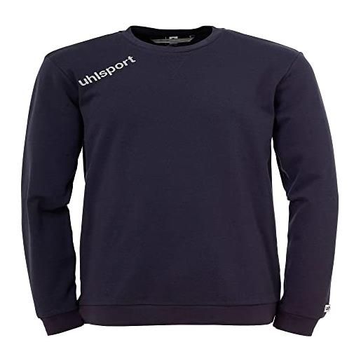 uhlsport - essential felpa, unisex, bekleidung essential sweatshirt, azzurro/blu, xxs