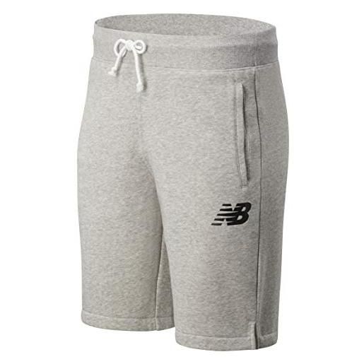New Balance core - pantaloncini da uomo, 25,4 cm, uomo, pantaloncini, ms83986, grigio atletico, xxl