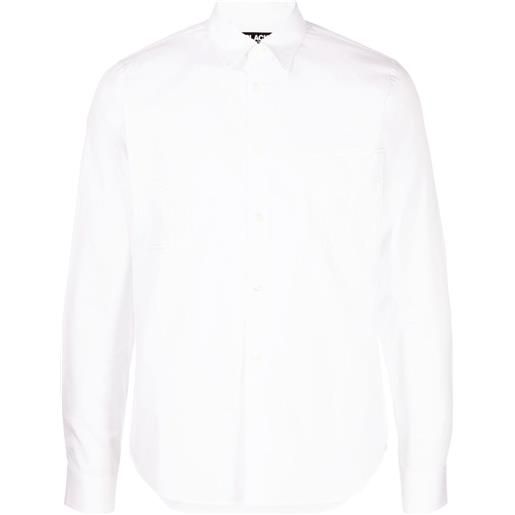 Black Comme Des Garçons camicia con taschino - bianco
