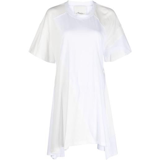 3.1 Phillip Lim abito modello t-shirt asimmetrico - bianco