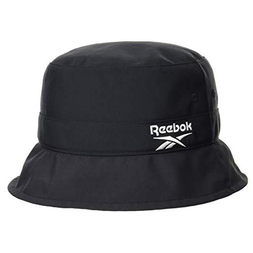 Reebok cl fo bucket hat, cappellopello uomo, nero/nero, s
