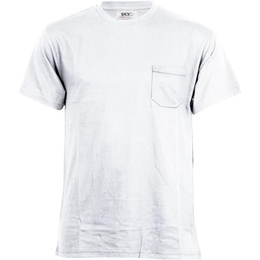 Sky T-Shirt t-shirt uomo oversize con taschino