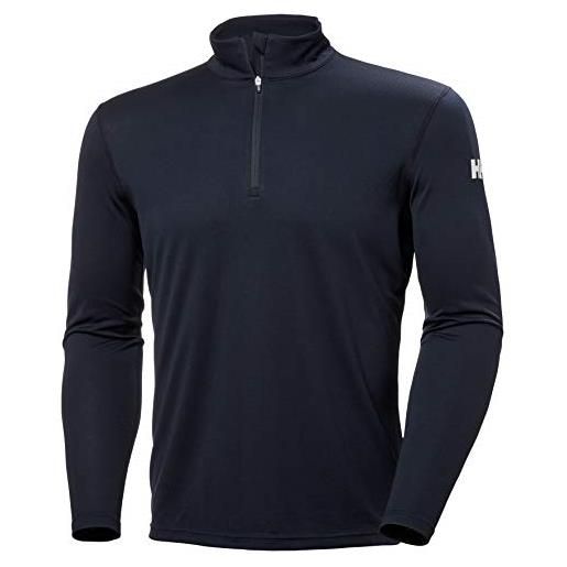 Helly Hansen uomo maglia termica hh tech mezza zip, m, marina militare