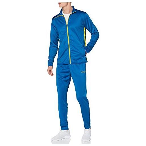 uhlsport essential classic anzug, tuta uomo, blu (navy/bianco), m