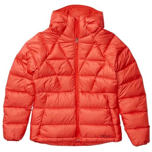 Marmot hype down - giacca da donna, donna, giacca da donna. , 79310, victory red, l