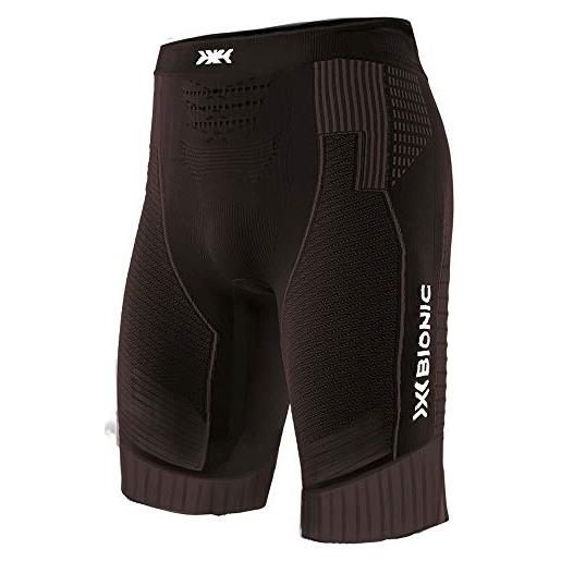 X-Bionic effektor g2 run, pantaloncini da corsa uomo, opal black/artic white, xxl