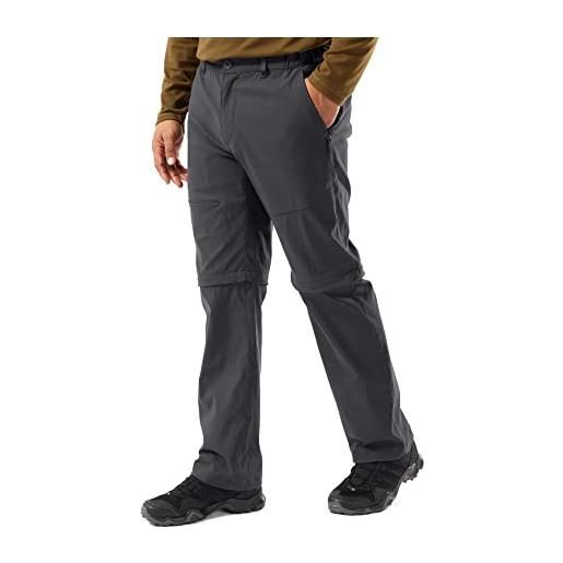 Craghoppers kiwi pro - pantaloni da uomo elasticizzati, con cerniera lampo, da uomo