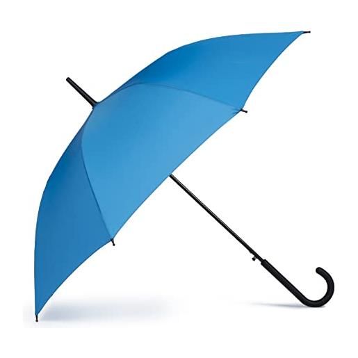 VOGUE - ombrello da donna lunghezza elegante. Realizzato con tessuto 100% eco-rpet con bottiglie di plastica riciclata, in 6 colori. Anti-vento - wind proof. Apertura automatica, colore blu