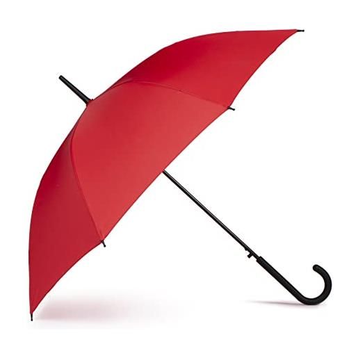 VOGUE - ombrello da donna lunghezza elegante. Realizzato con tessuto 100% eco-rpet con bottiglie di plastica riciclata, in 6 colori. Anti-vento - wind proof. Apertura automatica, colore rosso