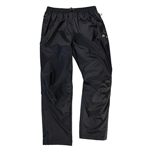 Craghoppers ascent o/trousers, pantaloni ascent over - nero, 2x-large adulto unisex, black, 90