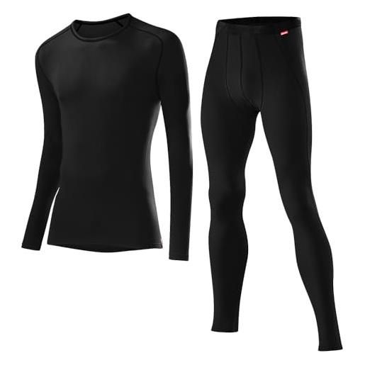Löffler - set biancheria intima da uomo, nero (nero), 52