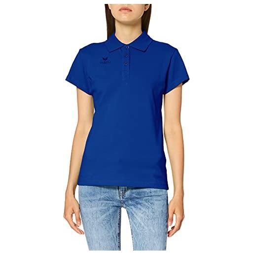 Erima t-shirt polo da donna, colore blu (new royal), taglia eu 40