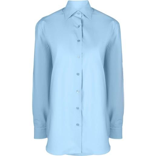 Raf Simons camicia con applicazione - blu