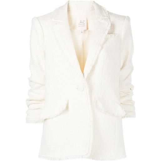 Cinq A Sept blazer khloe in tweed - bianco