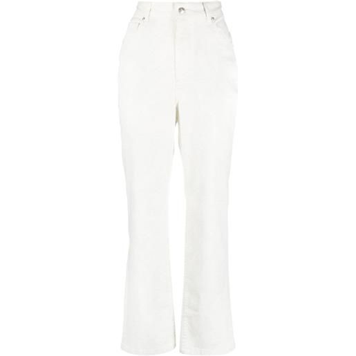 ETRO jeans crop a vita alta - bianco