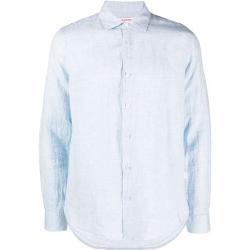 Orlebar Brown camicia - blu