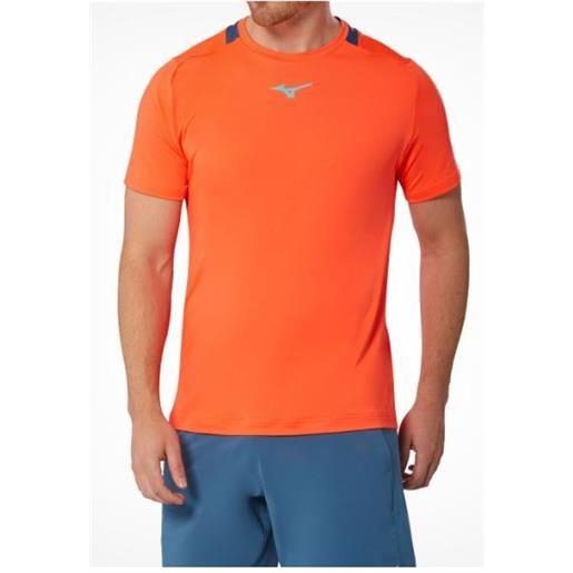 Mizuno tee Mizuno soleil t-shirt m/m tennis arancio fluo uomo
