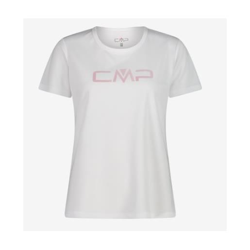 Cmp woman t-shirt m/m bianca logo donna