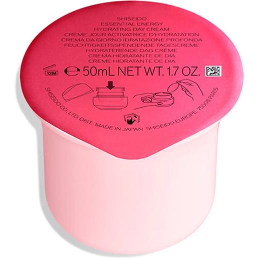 Shiseido essential energy hydrating cream ricarica crema viso 50ml